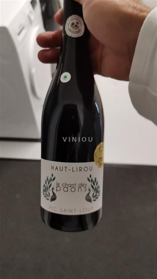 Languedoc Pic-saint-loup Hautlirou Le chant des paons 2023