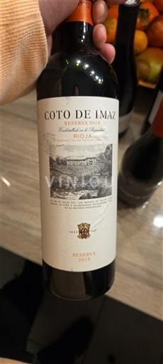 La Rioja Rioja Coto De Imaz Reserva 2018