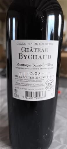 Burdeos Montagne-Saint-Émilion Château Bychaud 2020