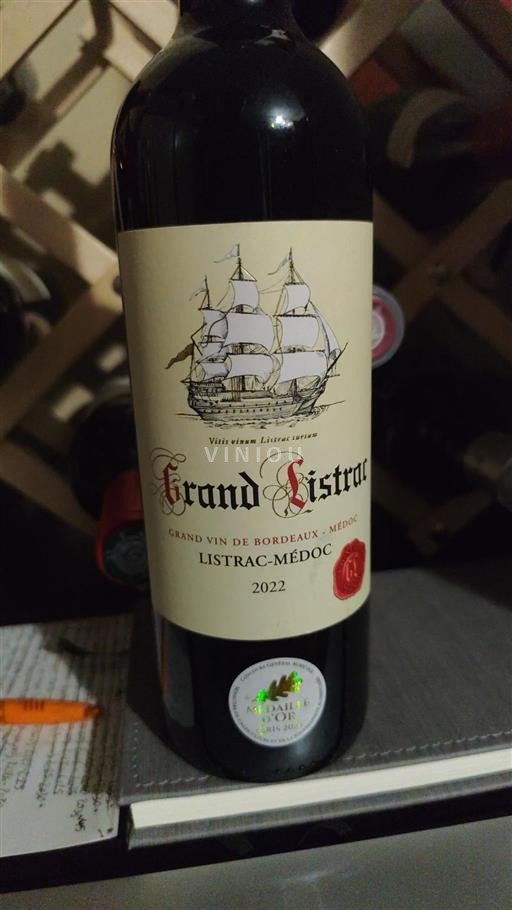 Bordeaux Listrac-Médoc Grand Listrac 2022