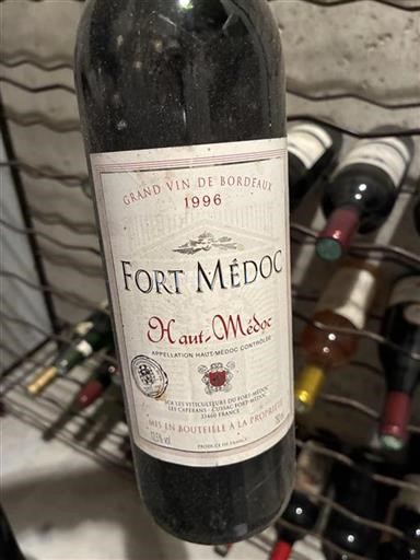 Bordeaux Haut-Médoc Fort Médoc 1996