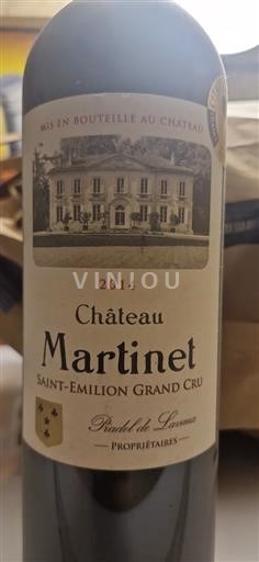 Bordeaux Saint-Émilion Grand Cru Grand Cru Château Martinet 2014