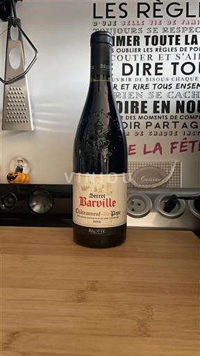 Rhônedalen Châteauneuf-du-Pape Brotte Secret de Barville 2015