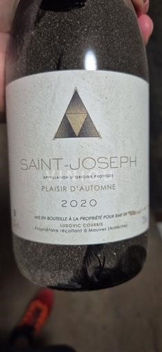 Valle del Ródano Saint-Joseph Ludovic Courbis Plaisir d'Automne 2020