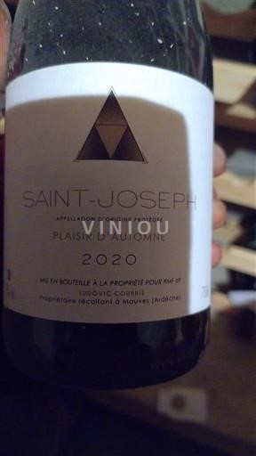 Thung lũng Rhône Saint-Joseph Ludovic Courbis Plaisir d'Automne 2020