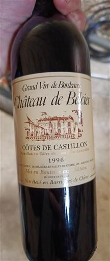 Bordéus Não especificado Château Belcier 1996