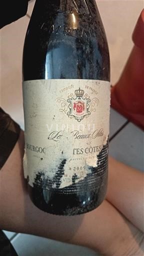 Burgundija Hautes Côtes de Nuits Grand Cru Les Beaux Sites 2009