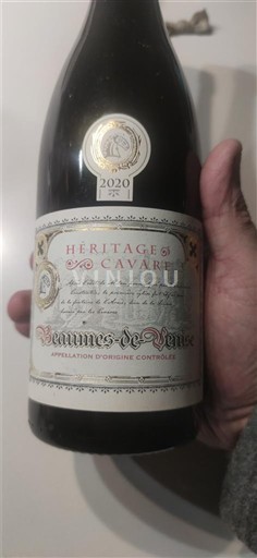 Vallée du Rhône Beaumes de Venise Héritage Des Cavares 2020