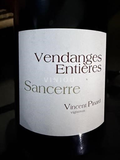 Thung lũng sông Loire Sancerre. Domaine Vincent Pinard Vendanges Entières 2016