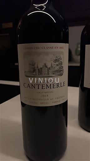 Burdeos Haut-Médoc Grand Cru Château Cantemerle 2018
