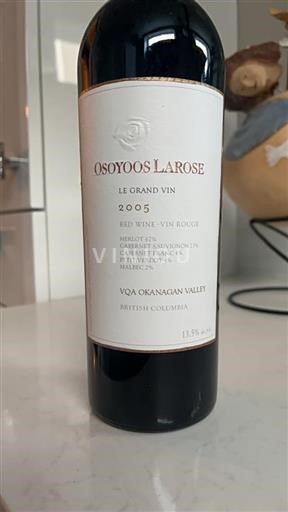 Britisch-Kolumbien Okanagan-Tal Osoyoos Larose Le Grand Vin 2005