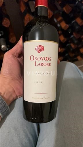British Columbia Thung lũng Okanagan Osoyoos Larose Le Grand Vin 2018