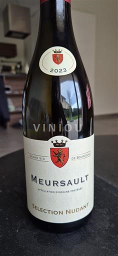 Bourgogne Meursault Domaine Nudant Sélection Nudant 2023