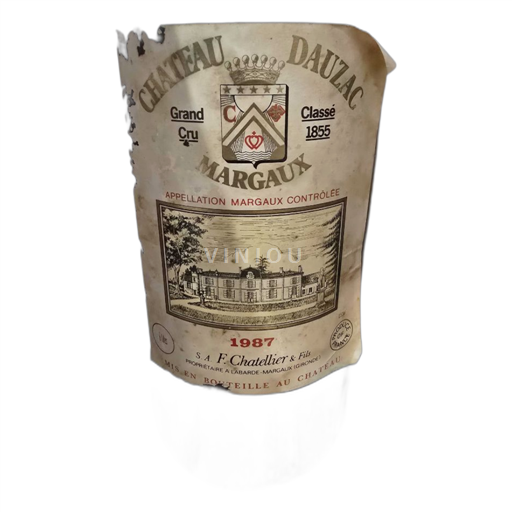 Bordeaux Margaux Château Dauzac 1987