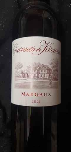 Bordeaux Margaux Grand Cru Charmes De Kirwan 2021