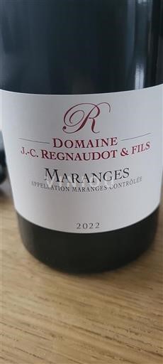 Bourgondië Maranges Domaine Jc. Regnaudot & Fils 2022