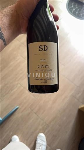 Burgundi Givry Sandrine Deletang Et Fils Les Cinq Terres 2020