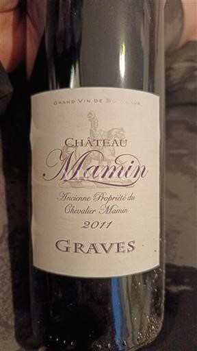 Bordéus Graves Château Mamin 2011