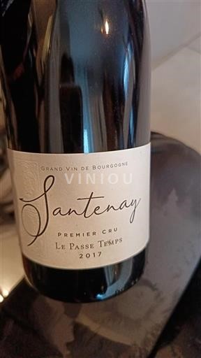 Bourgogne Santenay Premier Cru Le Passe Temps 2017
