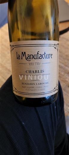 Borgonha Chablis Benjamin Laroche La Manufacture Não Sazonado