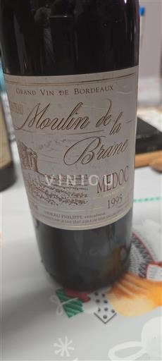 Bordeaux Médoc Château Moulin De La Brune 1995