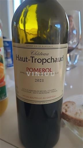 Bordeaux Pomerol Château Hauttropchaud 2021