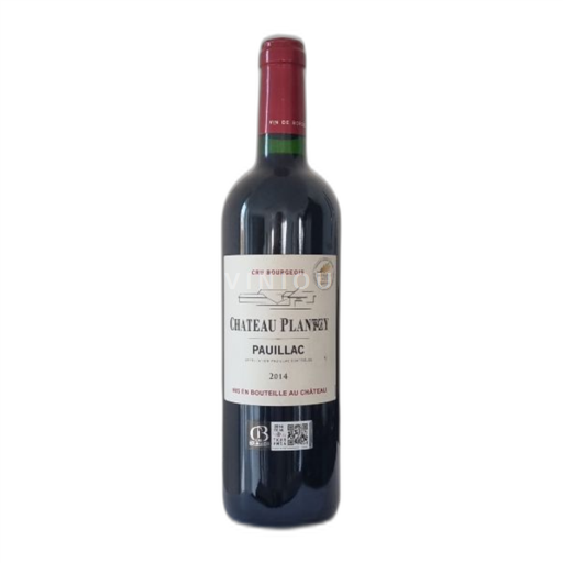 Bordeaux Pauillac Cru Bourgeois Château Plantey 2014