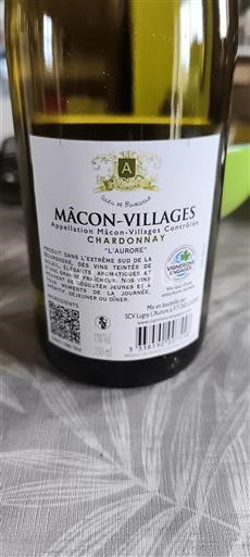 Burgundy Mâcon and Mâcon-Villages L’aurore L'Aurore 2023