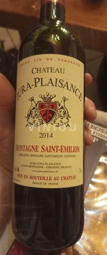 Bordeaux Montagne-saint-émilion Château Juraplaisance 2014