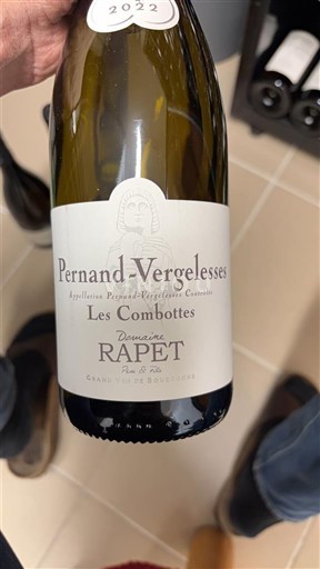 Bourgogne Pernand-Vergelesses Domaine Rapet Les Combottes 2022