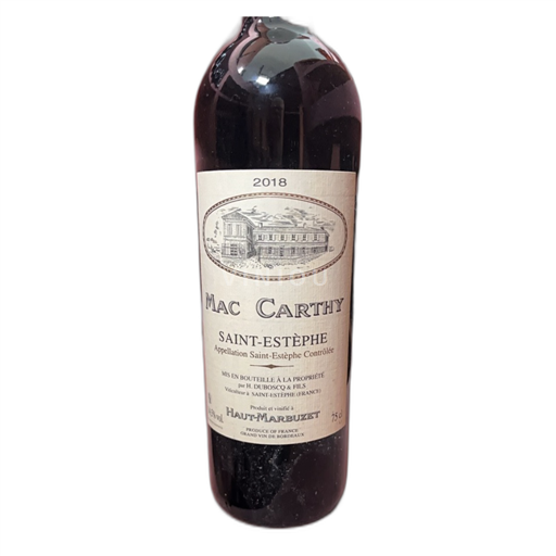 Bordeaux Saint-Estèphe Mac Carthy 2018