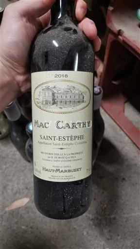 Bordeaux Saint-Estèphe Mac Carthy 2018