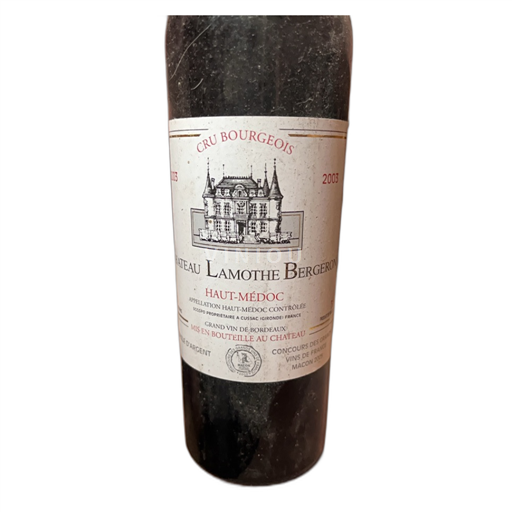 Burdeos Haut-Médoc Château Lamothe Bergeron 2003