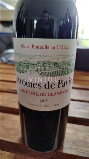 Burdeos Saint-Émilion Gran Cru Grand Cru Château Pavie Arômes de Pavie 2015