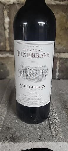 Bordéus Saint-Julien Château Finegrave 2018