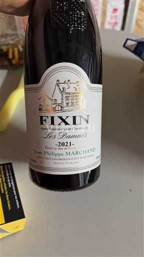 Burgundy Fixin Jeanphilippe Marchand Les Damnés 2021