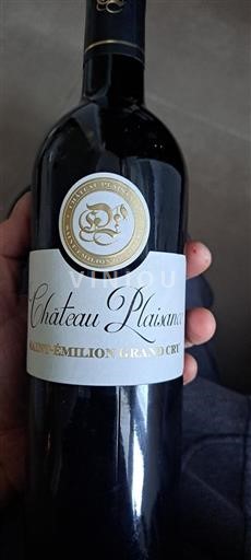 Burdeos Saint-Émilion Grand Cru Château Plaisance 2014