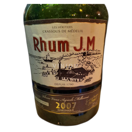 Rum Âmbar Rhum J.M Rhum Jm 18a - 2007 Martinica Não especificado