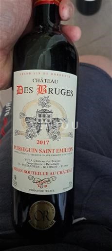 Bordéus Puisseguin-saint-émilion Château Des Bruges 2017