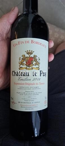 Bordeaux Unspecified Le Puy Émilien 2016