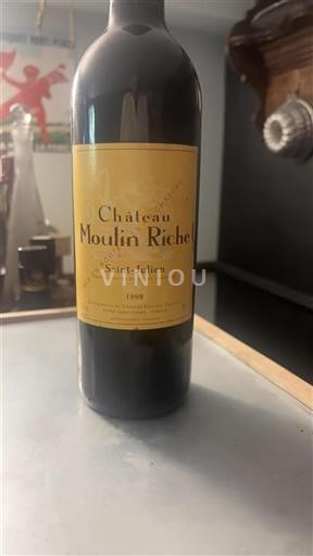 Bordeaux Saint-Julien Château Moulin Riche 1998