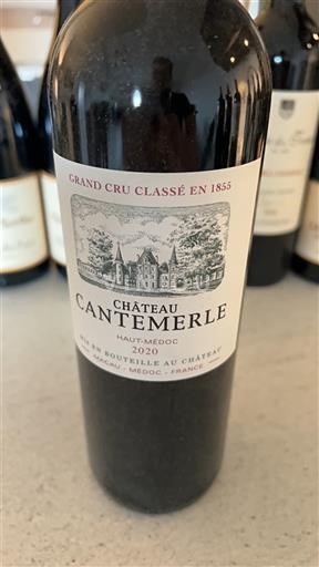 Bordeaux Haut-Médoc Grand Cru Château Cantemerle 2020