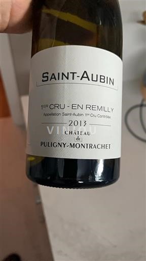 Burgundy Saint-Aubin Premier Cru Puligny Montrachet En Remilly 2013