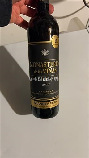 Aragon Carinena Monasterio De Las Viñas Gran Reserva 2017