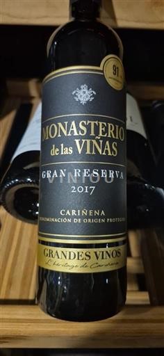 Aragón Cariñena Monasterio De Las Viñas Gran Reserva 2017