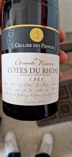 Thung lũng Rhône Côtes-du-rhône Cellier Des Princes Grande Réserve 2022