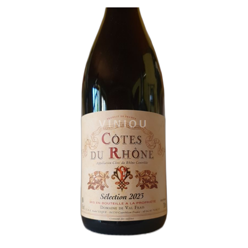 Thung lũng Rhône Côtes-du-rhône Domaine Val Frais Sélection 2023