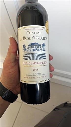 Bordeaux Lussac-Saint-Émilion Château La Rose Perruchon 2018