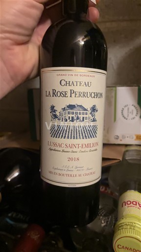 Bordeaux Lussac-saint-émilion Château La Rose Perruchon 2018