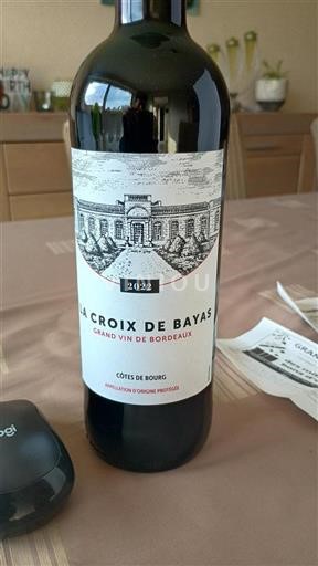Burdeos Côtes-de-bourg La Croix De Bayas 2022